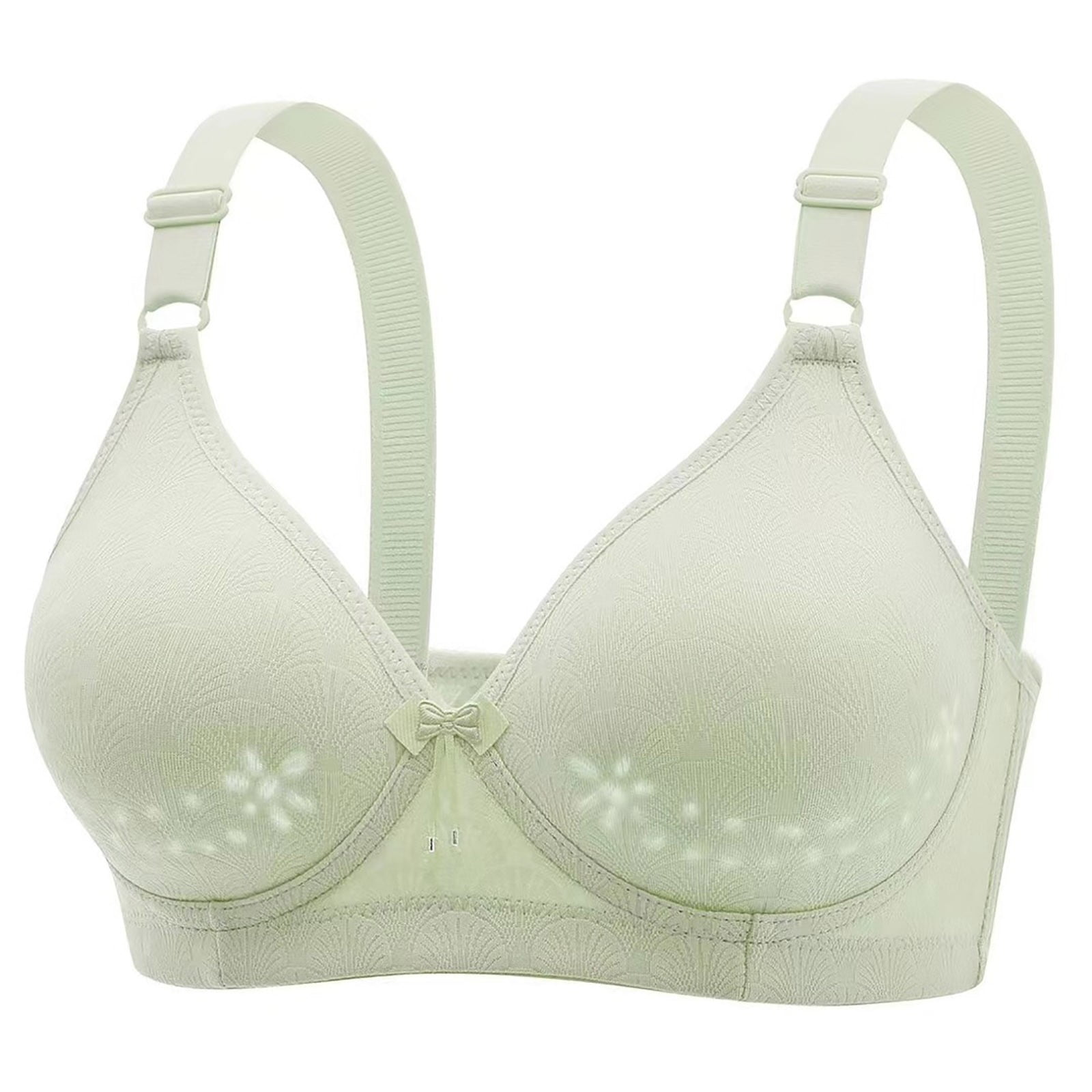 Lisbinx Bras for Women Non-underwire Top Bra Cup Soft Big Chest Small ...