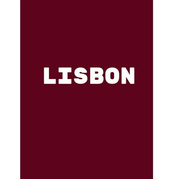 Lisbon: Decorative Book to Stack Together on Coffee Tables, Bookshelves and Interior Design - Add Bookish Charm Decor to Your Home - Stack Deco Books together to create Your unique Fashion Design styl