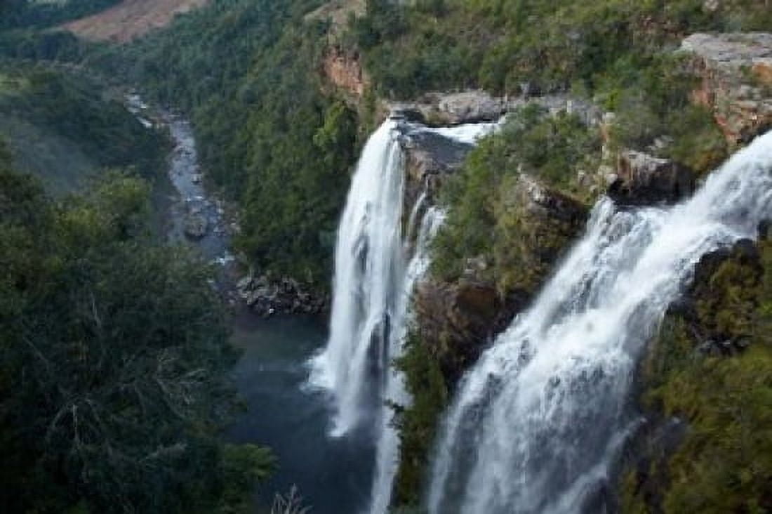 Lisbon Falls near Graskop Mpumalanga province South Africa Canvas Art - David Wall DanitaDelimont (38 x 25)
