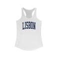 thumbnail image 1 of Lisbon Portugal Moving Away Tank Top Gifts Shirt Womens Sleeveless, 1 of 2