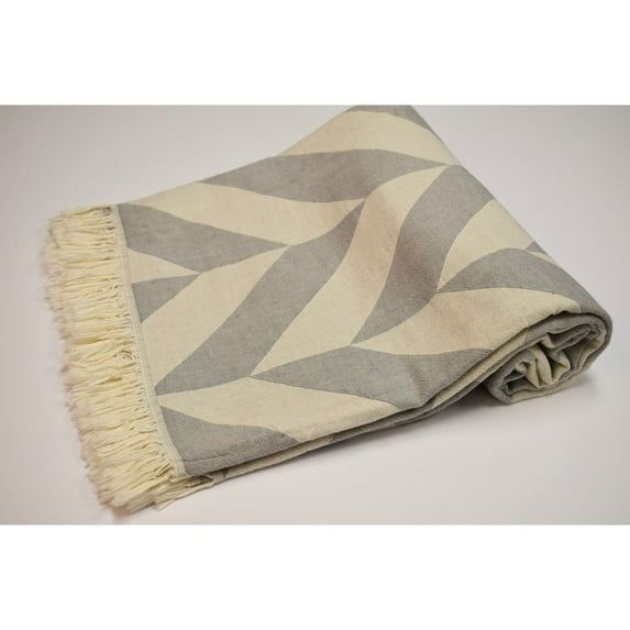 Lisbon Throw Blanket Beige