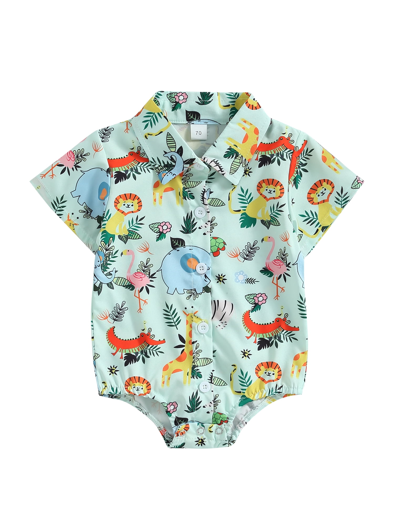 Baby boy button down onesie hot sale