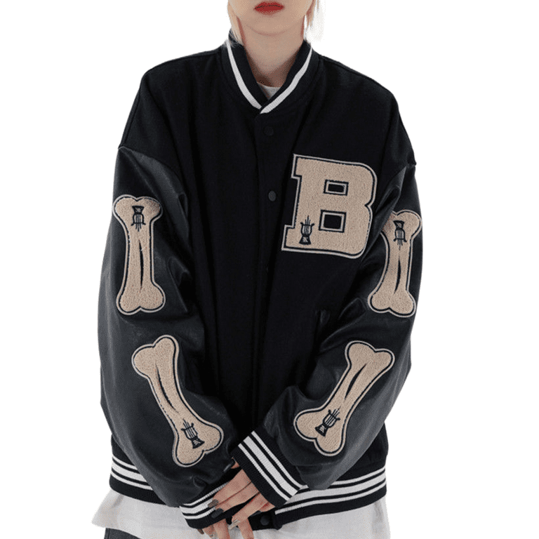 Vintage oversized baseball jacket sale