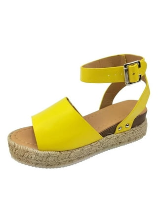 Espadrilles in Womens Shoes | Yellow - Walmart.com