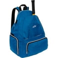 thumbnail image 1 of Lish Game Point Tennis Backpack W/ Shoe Compartment - Racket Holder Equipment Bag for Tennis, Racquetball, Squash (Blue), 1 of 7