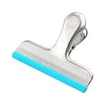 thumbnail image 1 of Lisho 1 Pack Chip Clips,Food Clips,Duty Tight Seal Grip, Magnetic Bag Clips with Airtight Seal for Chips, Bread, Snacks, Fridge Organizer Kitchen Storage Clips Multicolor,Stainless Steel(Blue), 1 of 5