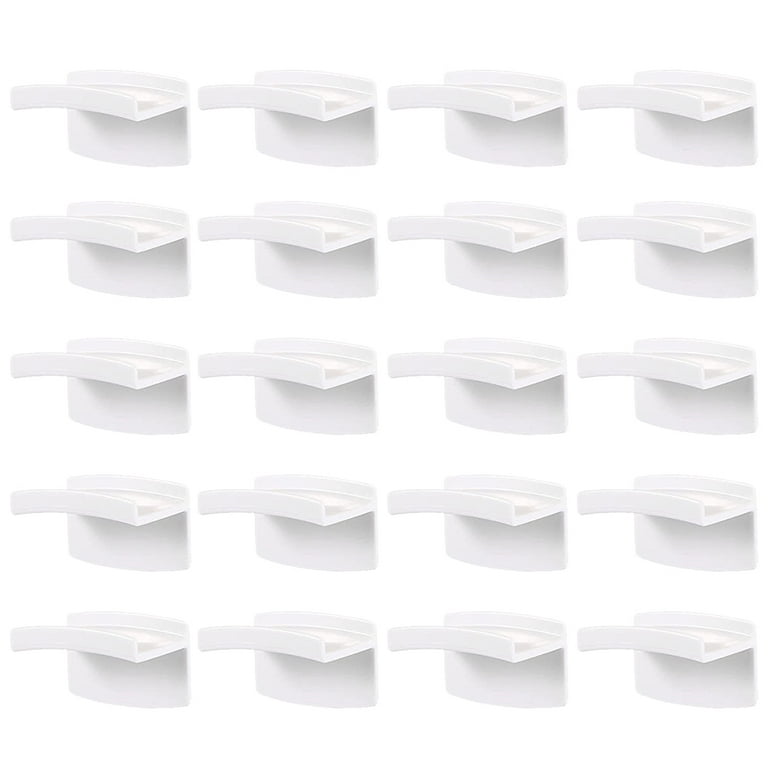 Lishuaiier Adhesive Hat Hooks for Wall (20-Pack) - Hat Rack - Hooks for Disney Ears - No Drilling, Sticking Them Up or places to Drill for A Fixture 