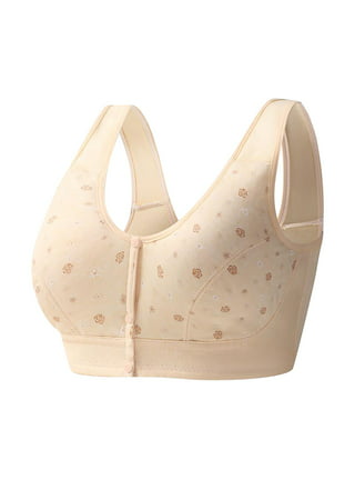 Womens Strapless Front Buckle Lift Bra Invisible Non-Slip Push Up