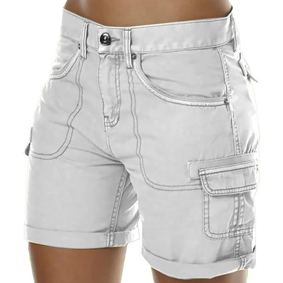 Lisingtool Clearance Shorts for Women Workout Shorts Women Women's Work Pants Casual Pants High Waist Thin Loose Wide Leg Shorts S-3XL Clearance sale