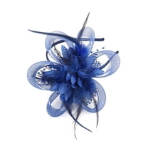 Lisingtool Clearance Hats for Women Cocktail Headband Girl Lady Hat Headwear Church Feather Clip Fascinators Hat Wedding Party Cap for Women One Size