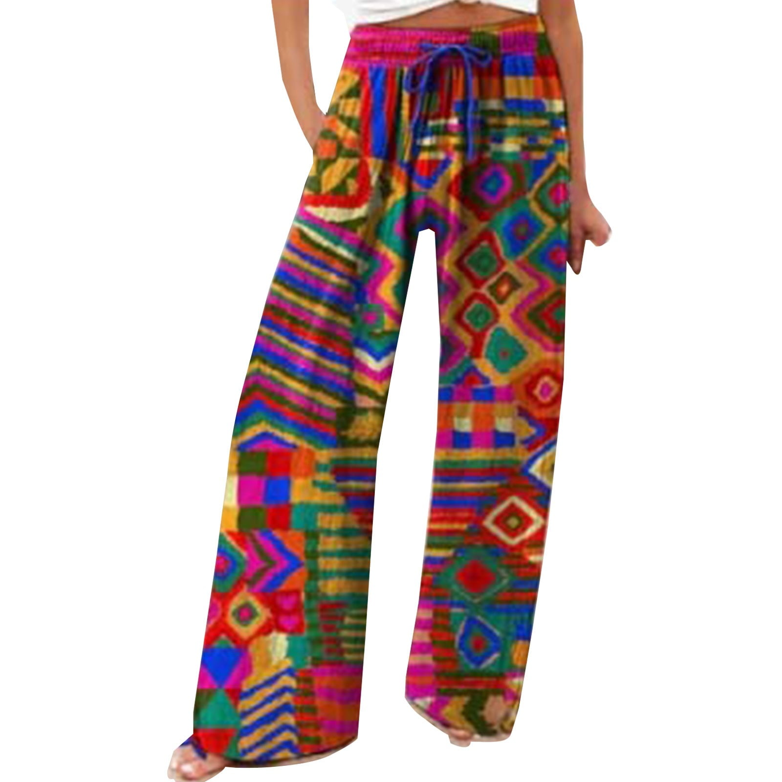 Lisingtool Clearance Pants for Women Womens Cotton Casual Loose Pants