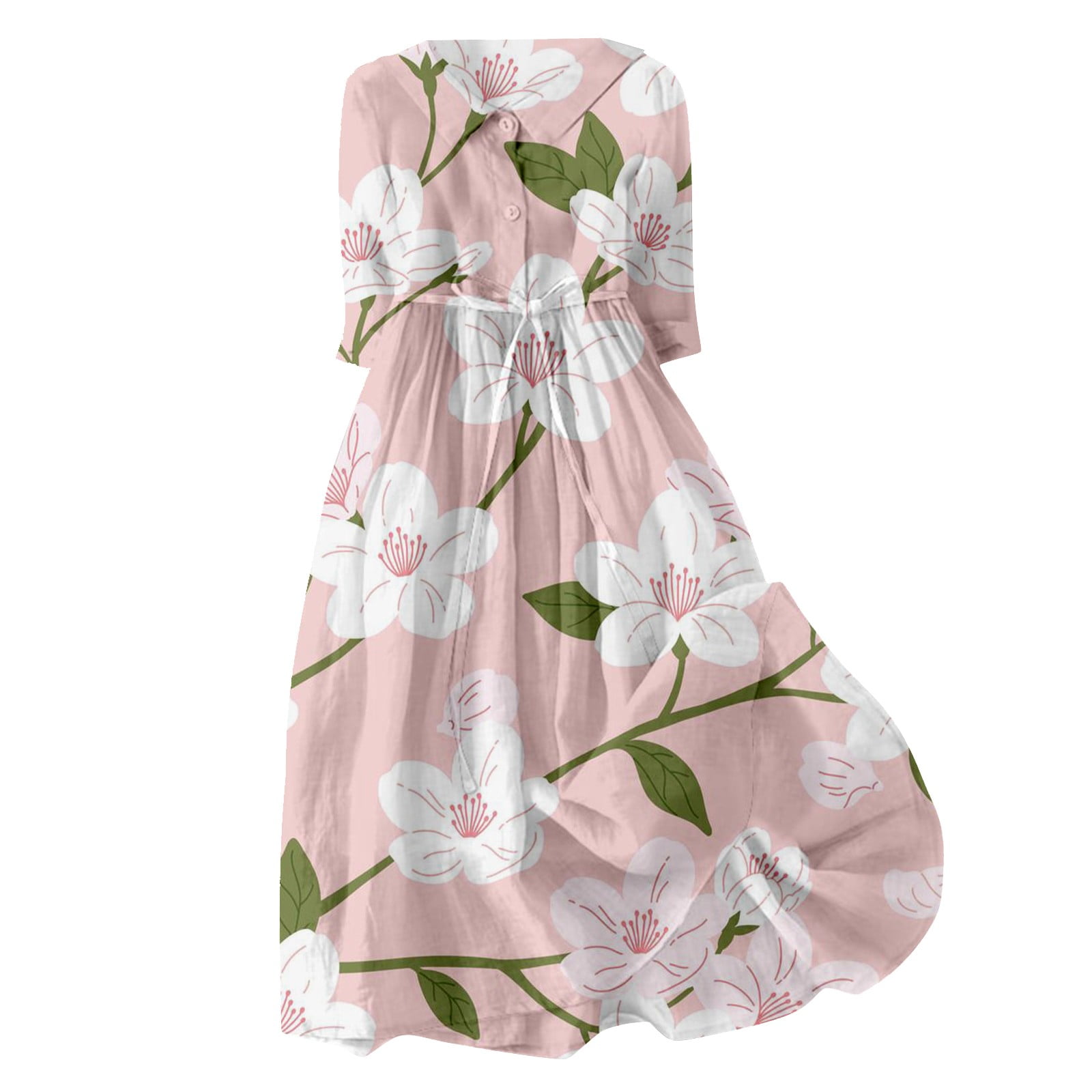 Lisingtool Clearance Summer Dresses for Women Sundresses for Women