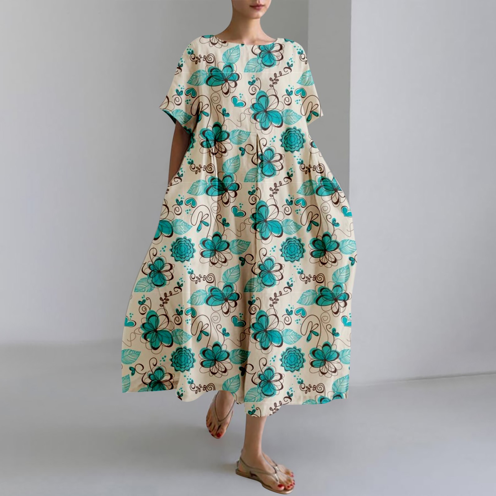 Lisingtool Clearance Summer Dresses for Women Sundresses for Women