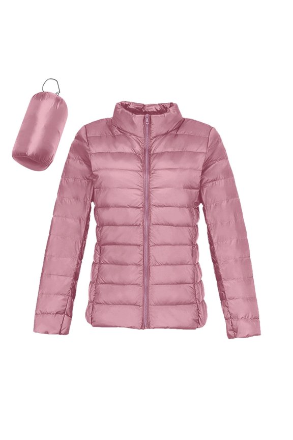 Clearance Womens Tops Jackets for Women Puffer Jacket for Womens Foldable Packable Light Weight Down Jacket Womens Jacket Clearance sale S-XXL