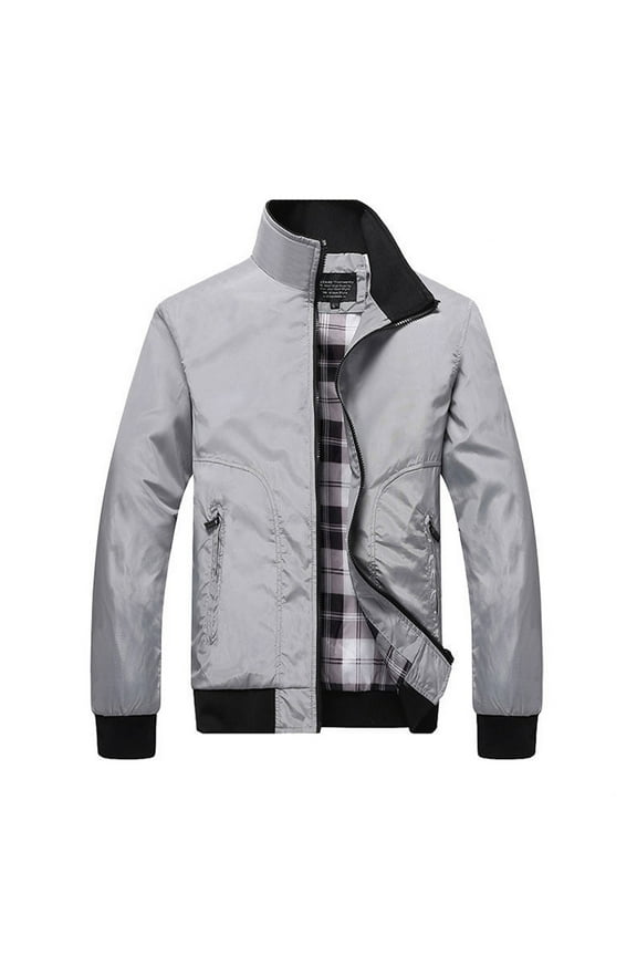 Clearance Mens Tops Jacket Casual Autumn Color Winter Coat Zipper Men's Men's Coats Jackets M-4XL Clearance sale