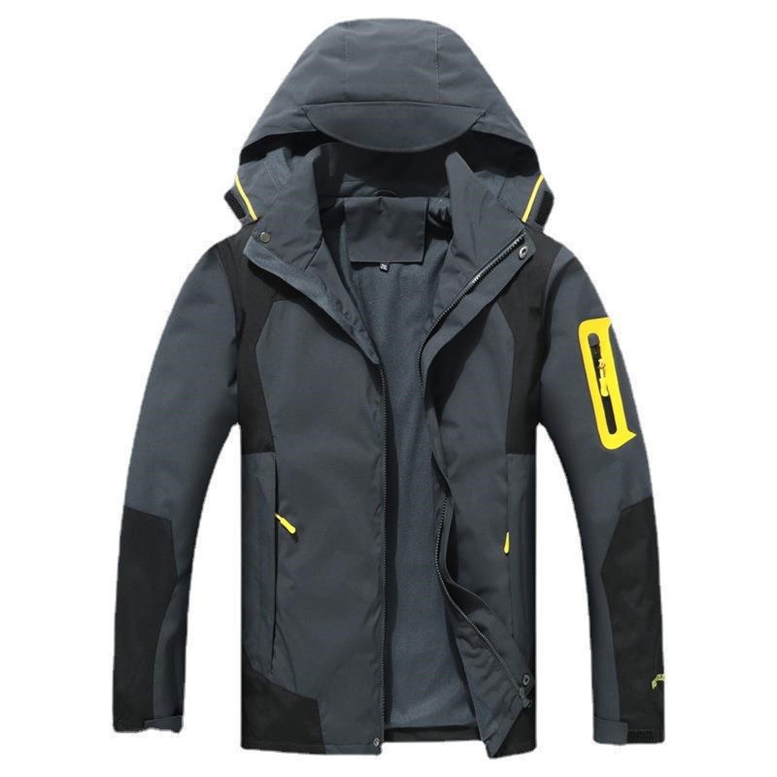 Lisingtool Rain Jacket Men Fall And Winter Jacket Men's Outdoor Four
