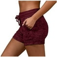thumbnail image 1 of Clearance! Lisingtool Yoga Shorts for Women Women Soft And Comfy Activewear Lounge Shorts With Pockets And Drawstring, 1 of 8
