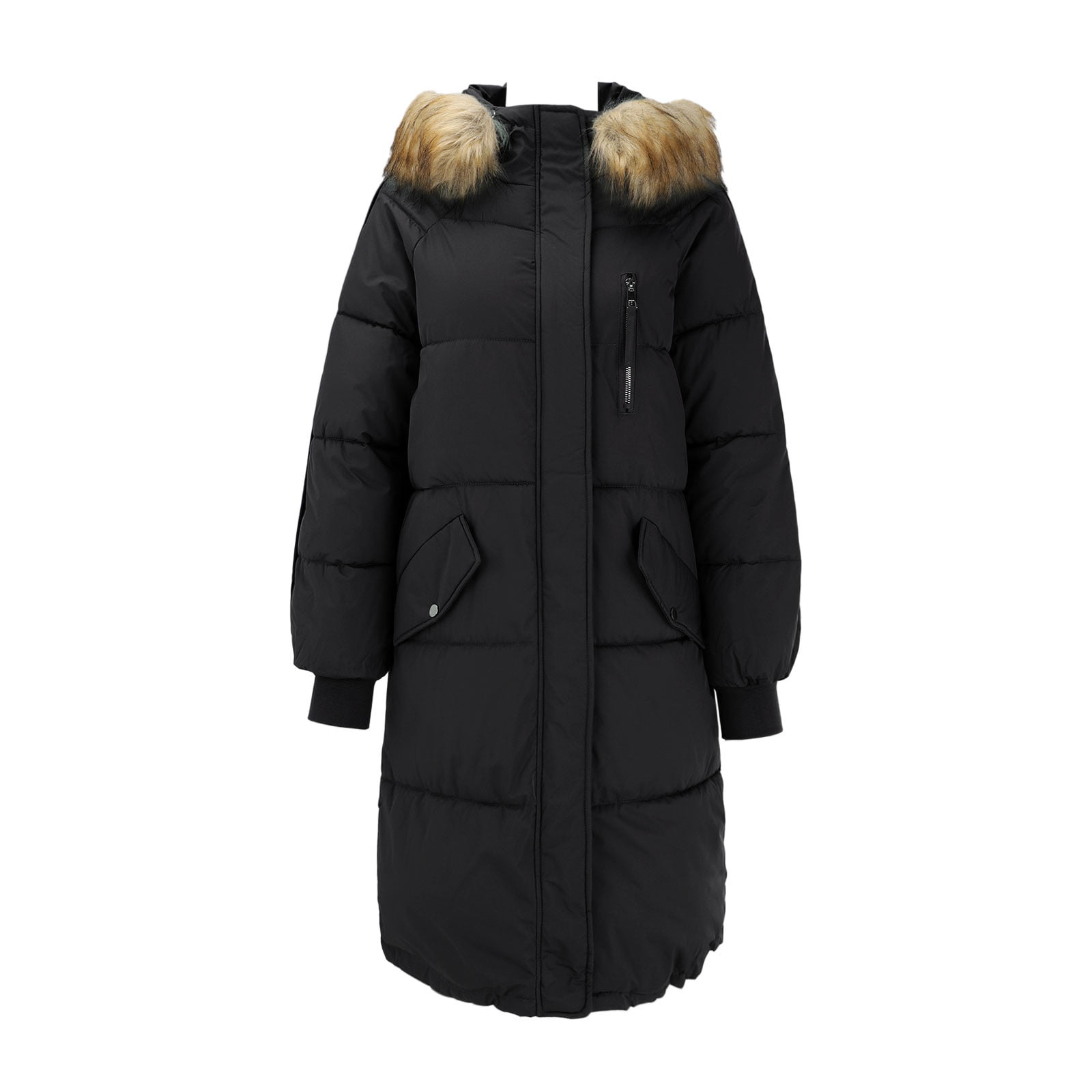 Lisingtool Winter Coats for Women's Long Winter Puffer Coat Warm Maxi