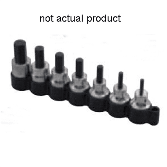 Lisle BITSOC 8MM 3/8D IMP HEX BLK