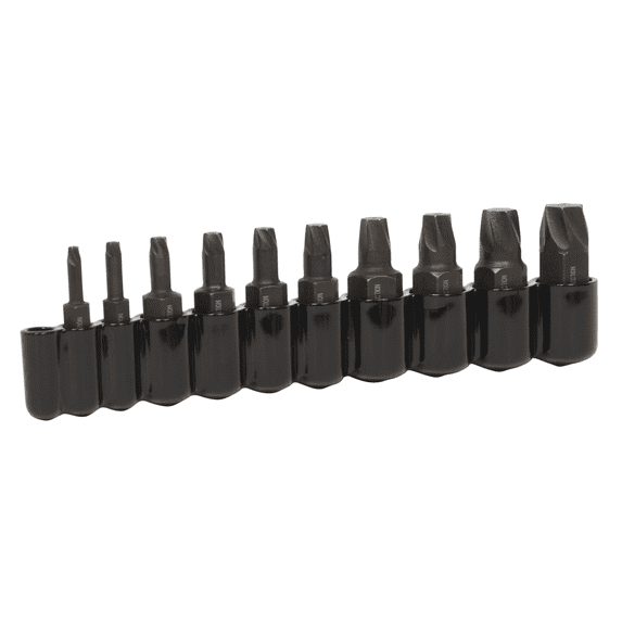 Lisle 61980 10-Piece Stripped Screw Extractor Set