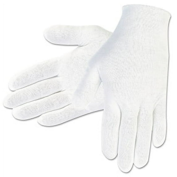 Lisle Cotton Inspector Gloves, 100% Cotton, Ladies' Small | Bundle of 5 Dozen
