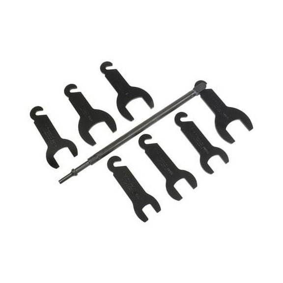Lisle 43300 Pneumatic Fan Clutch Wrench Set, 7 Pieces