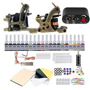 Lism Tatuaje Machine Kit with Power Supply Professional Permanent Makeup Supplies Inks for Beginners