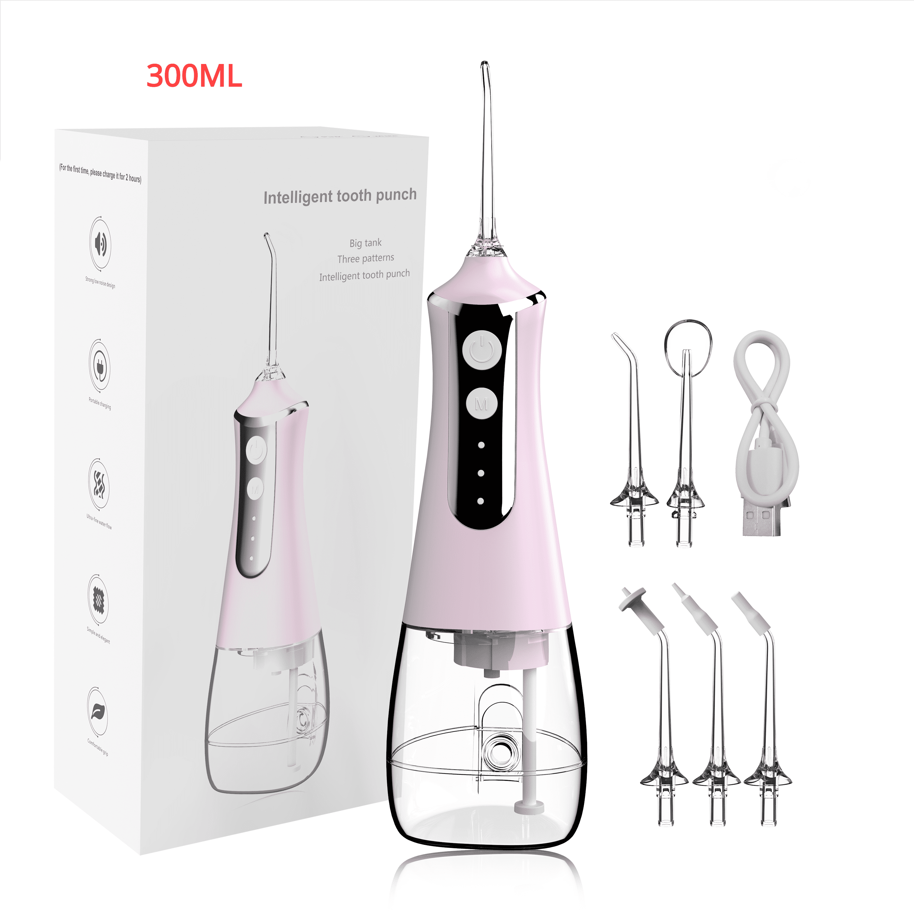 Lism portable oral irrigator water flosser dental water jet tools pick