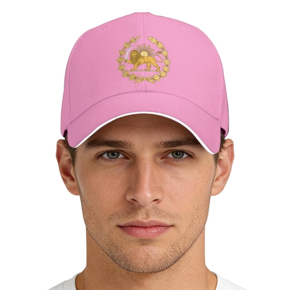 Lispipm Casual Cotton Baseball Cap for Men and Women Outdoor Adjustable Dad Hat for Hiking Sports Unisex Soft Trucker Caps Pink
