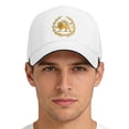 thumbnail image 1 of Lispipm Casual Cotton Baseball Cap for Men and Women Outdoor Adjustable Dad Hat for Hiking Sports Unisex Soft Trucker Caps White, 1 of 6