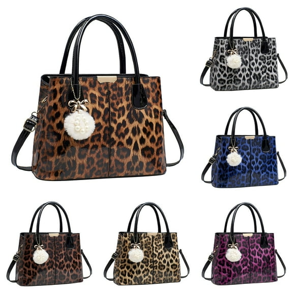 Lispipm Purses and Handbags Waterproof Fashion Large Crossbody Bags Top Handle Satchel Ladies Tote Shoulder Bag with Plush Pendant Black