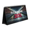 Lispipm Race Track Design 2025 Desktop Calendar Memorabilia Calendar