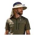 thumbnail image 1 of Lispipm Summer Men's Wide Brim Sun Hat Neck Cover Solar Fan Bucket Hats Unisex Casual Outdoor Beach Vacation Caps Beige, 1 of 6