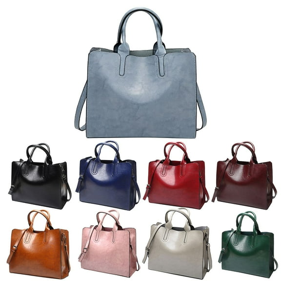 Lispipm Vintage Purses and Handbags for Women Top Handle Satchel Zip Shoulder Crossbody Tote Bags with Adjustable Strap Black