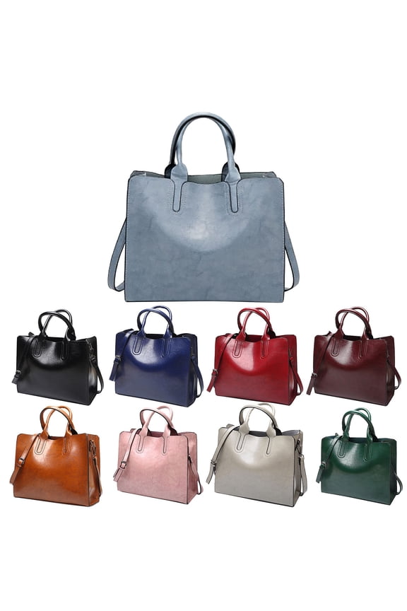 Vintage Purses and Handbags for Women Top Handle Satchel Zip Shoulder Crossbody Tote Bags with Adjustable Strap Black