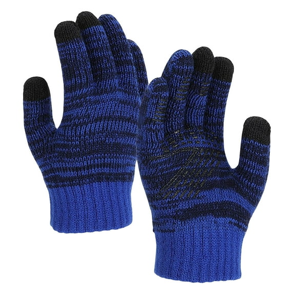 Lispipm Winter Gloves for Women Men Stretchy Thermal Touchscreen Gloves Warm Snowy Day Mittens Holidays Gift for Ladies
