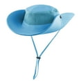 thumbnail image 1 of Lispipm Women Men Sun Hats with Wide Brim for Summer Outdoor Mesh Breathable Fishing Hat Camping Hiking Caps for Vacation Blue, 1 of 6