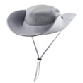 thumbnail image 1 of Lispipm Women Men Sun Hats with Wide Brim for Summer Outdoor Mesh Breathable Fishing Hat Camping Hiking Caps for Vacation Grey, 1 of 6