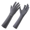 thumbnail image 1 of Lispipm Women Men Touching Screen Driving Gloves Ice Silk Full Finger Long Sun Arm Sleeves for Summer Outdoor Sports Running Gray, 1 of 4