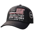 thumbnail image 1 of Lispipm Women Washed Cotton Plain Baseball Cap 250th Anniversary Vintage Adjustable Dad Hats for Outdoor Sports Travel Black, 1 of 3