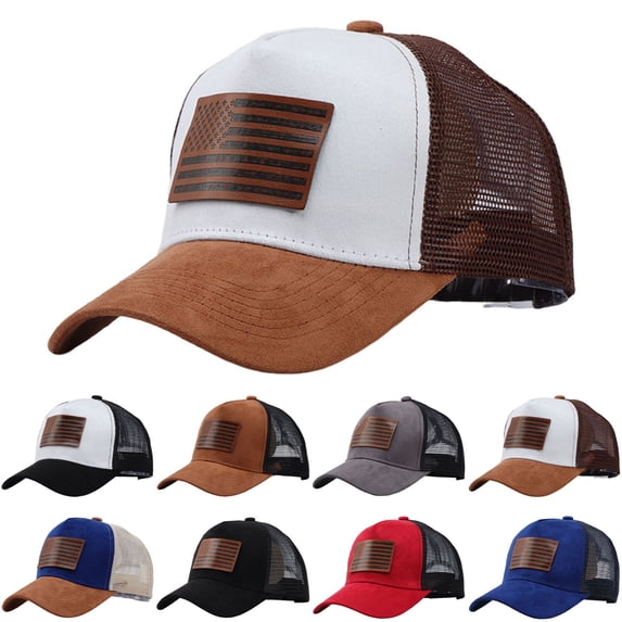 Lispipm Women and Man Mesh Baseball Cap Summer Outdoor Breathable Hats Unisex Sports Quick Drying Caps for US 250th Anniversary Black