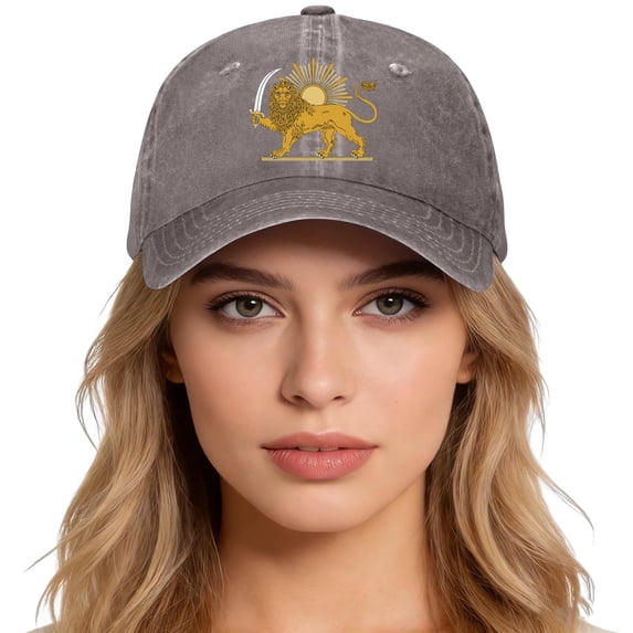 Lispipm Women and Men Summer Baseball Cap Washed Plain Adjustable Outdoor Sports Trucker Caps All Season Dad Hat Brown