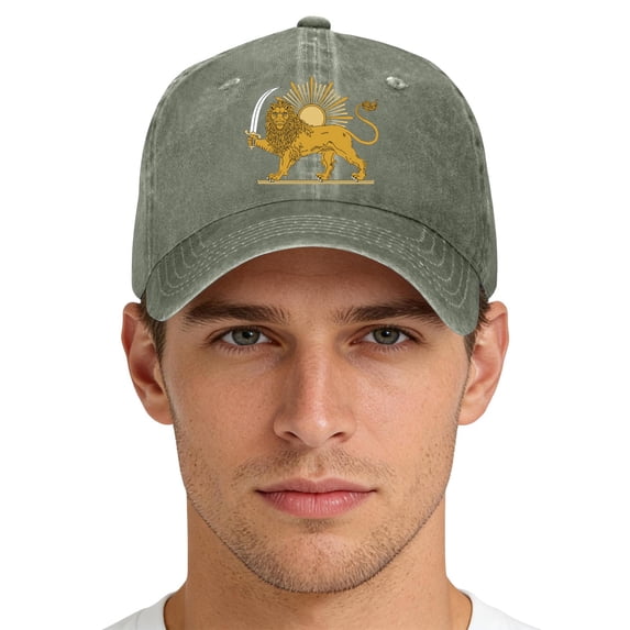 Lispipm Women and Men Summer Baseball Cap Washed Plain Adjustable Outdoor Sports Trucker Caps All Season Dad Hat Green