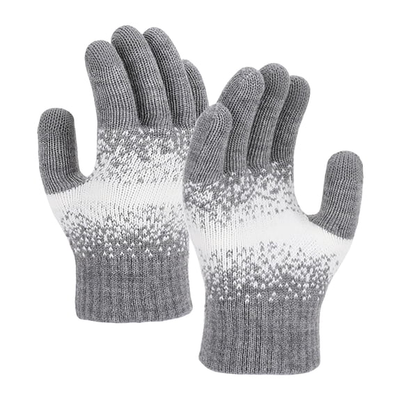 Lispipm Womens Winter Gloves Unisex Thermal Touchscreen Gloves Soft Stretchy Skiing Windproof Mittens for Cold Weather