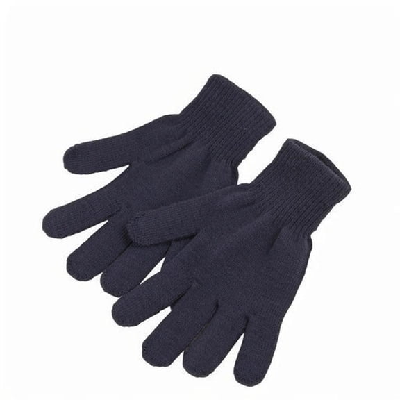 Lispipm Womens Winter Knitted Gloves Mens Fall Warmth Solid Color Stretchy Gloves for Students Cold Weather Outdoor Activity Grey