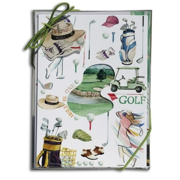 Lissom Design 11046 Folded Diecut Notecard - OG