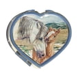 thumbnail image 1 of Lissom Design 62069 2.5 x 2.375 x 0.875 in. Pill Box Heart - Wild Mustang, 1 of 1