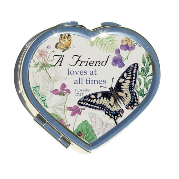 Lissom Design 62005 2.5 x 2.375 x 0.875 in. Pill & Jewelry Box - A Friend