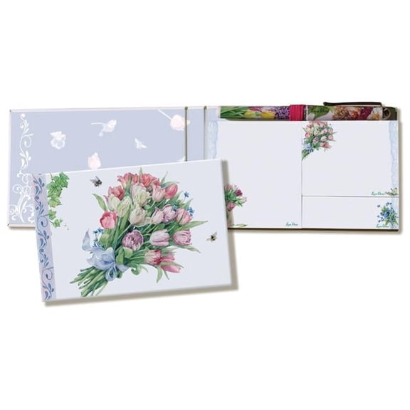 Lissom Design 27074 Flower Sticky Memo Pen Set