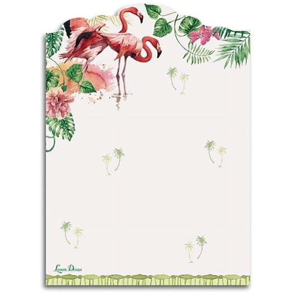 Lissom Design 28065 Sticky Notepad, Tropical Paradise
